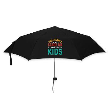 J’ai trois enfants papa maman cadeau - Parapluie standard - noir - Devant