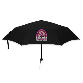Brustkrebs Breast Cancer Brust Krebs Geschenk - Regenschirm (klein) - Schwarz - Vorne