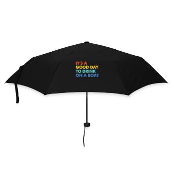 Lake Fishing Boats Kayak Canoe Summer Seehaus Cabin - Umbrella (small) - black - Front