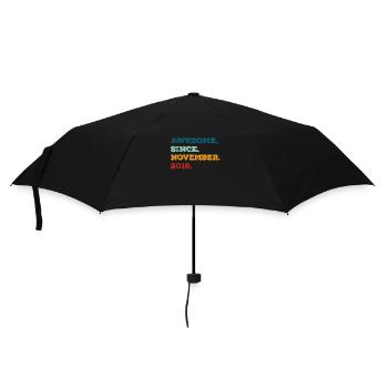 Né novembre 2016 Anniversaire Légendaire - Parapluie standard - noir - Devant