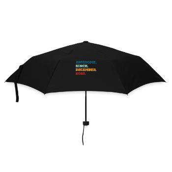 Anniversaire Décembre 2020 Né Année de naissance - Parapluie standard - noir - Devant