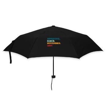 Birthday November 1987 Born Year of birth - Umbrella (small) - black - Front