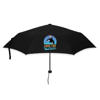 Orque Biologiste marin Épaulard épaulard - Parapluie standard - noir - Devant