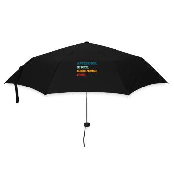 Geburtstag Dezember 1995 Geboren Geburtsjahr - Regenschirm (klein) - Schwarz - Vorne