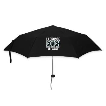 Lacrosse Trainer Expert Sports Game Coach - Umbrella (small) - black - Front