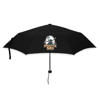 Ski Freestyle Skiing Ski Trick Ski Resort - Umbrella (small) - black - Front