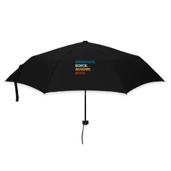 August 2000 - Geburtstag im August - Regenschirm (klein) - Schwarz - Vorne