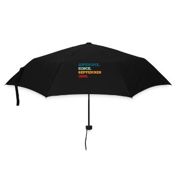 Birthday September 1988 Born Year of birth - Umbrella (small) - black - Front