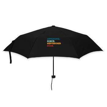 Anniversaire Septembre 2009 Né Année de naissance - Parapluie standard - noir - Devant