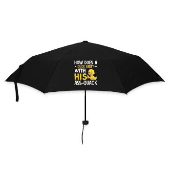 Duck family Rubber ducks Bathing duck Duck - Umbrella (small) - black - Front
