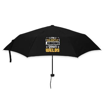 Welder Profession Heat Steel Gas TIG MAG Welding - Umbrella (small) - black - Front