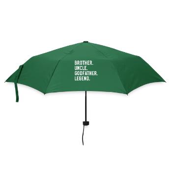 Parrain Filleul Cadeau Parrain Parrain Oncle - Parapluie standard - vert bouteille - Devant