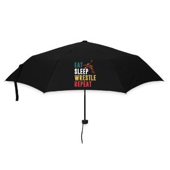 Lutte Lutte Cadeau de lutteur lutteur - Parapluie standard - noir - Devant