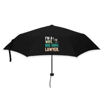 Wife Dog owner Lawyer Lawyer - Umbrella (small) - black - Front