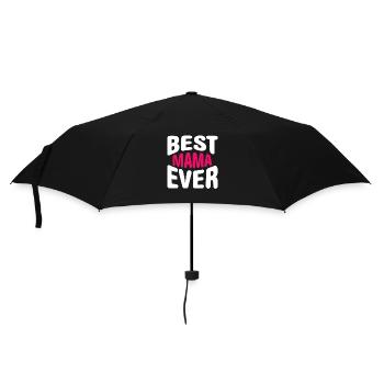 Beste Mama Überhaupt Muttertag Mutter Geschenk - Regenschirm (klein) - Schwarz - Vorne