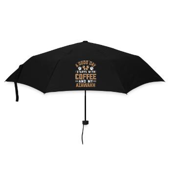 Azawakh Café Caféine Chiens Propriétaires Chiens - Parapluie standard - noir - Devant