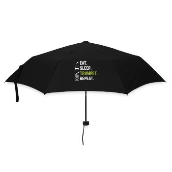 Trumpet Orchestra Musician Trumpeter Brass Music - Umbrella (small) - black - Front