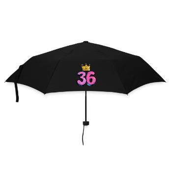 36 Number Jersey Crown - Umbrella (small) - black - Front