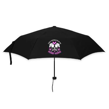 Hobby Horse Hobby Horsing Hobbyhorsing - Umbrella (small) - black - Front
