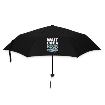 Geologie Archäologie - Regenschirm (klein) - Schwarz - Vorne