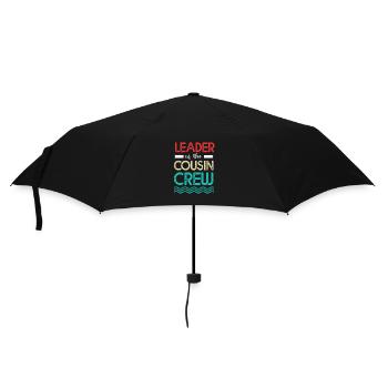 Cousin Crew - Regenschirm (klein) - Schwarz - Vorne