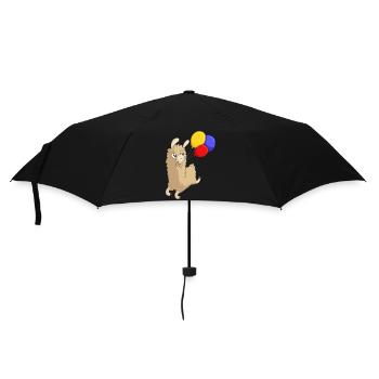 Alpaca d'anniversaire - Parapluie standard - noir - Devant