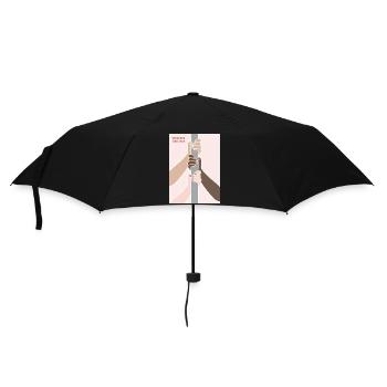 Stronger Together Poledancers - Umbrella (small) - black - Front