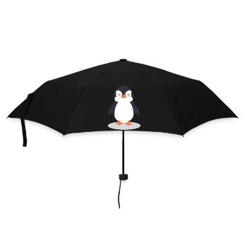 Penguin - Umbrella (small) - black - Front