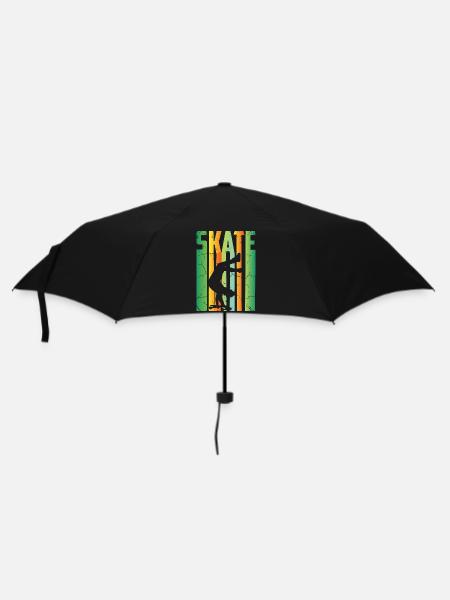 Skateboard Fahrer - Regenschirm (klein) - Schwarz