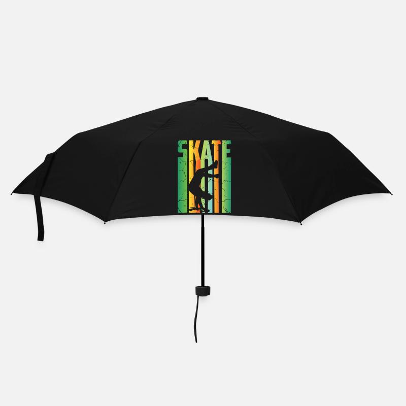 Skateboard Fahrer - Regenschirm (klein) - Schwarz
