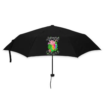 Aujourd'hui j'ai de la chance! loto - Parapluie standard - noir - Devant