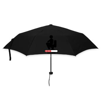 Scheiß Toilettenkot Laden der Bar - Regenschirm (klein) - Schwarz - Vorne