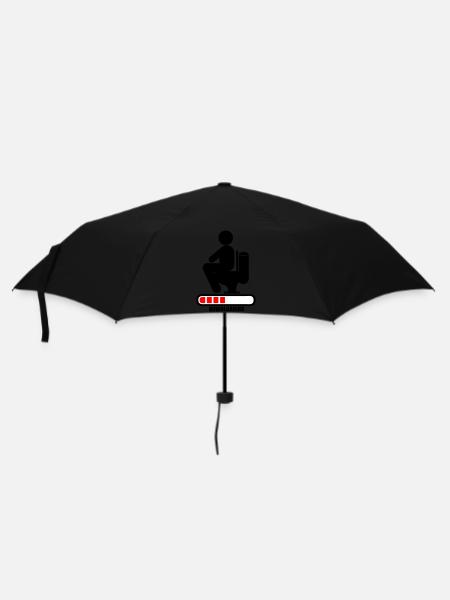 chier toilette caca downloading barre chargement - Parapluie standard - noir