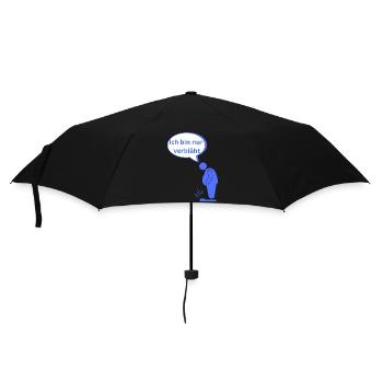 verbläht - Regenschirm (klein) - Schwarz - Vorne