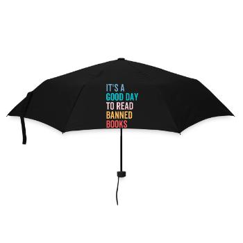 It's a Good Day To Read Banned Books - Umbrella (small) - black - Front
