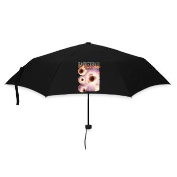 Basketball Basketballer Dunking Sport Vintage - Regenschirm (klein) - Schwarz - Vorne
