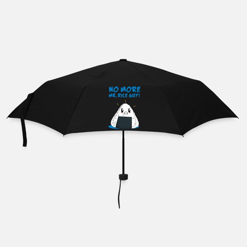 Funny No More Rice Guy - Umbrella (small) - black