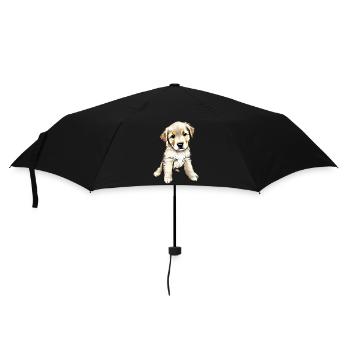 Golden Retriever Dog Puppy Dog Owner Dogs - Umbrella (small) - black - Front