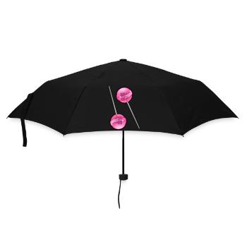 Sucette Crâne - Parapluie standard - noir - Devant