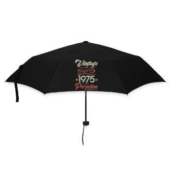 1975 anniversaire vintage Né 1975 - Parapluie standard - noir - Devant