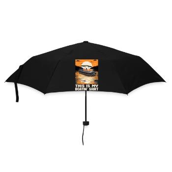 C’est mon lac Boatin Shirt comme le bateau à moteur - Parapluie standard - noir - Devant