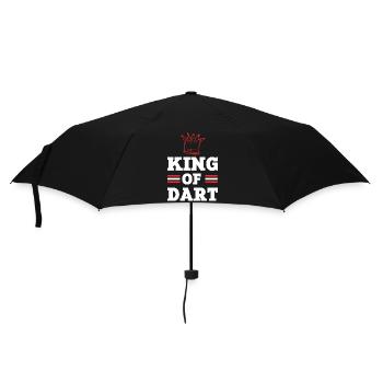 könig dart - Regenschirm (klein) - Schwarz - Vorne