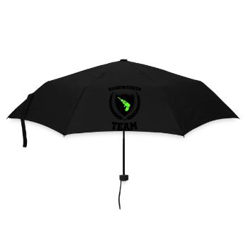 Handwerker Team 01 - Regenschirm (klein) - Schwarz - Vorne