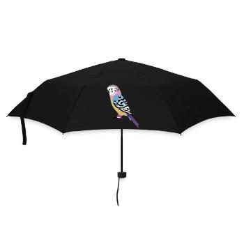 Budgie Bird Cockatiel Bird Propriétaire - Parapluie standard - noir - Devant