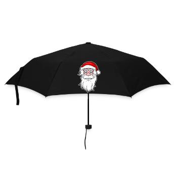 Père Noël - Joyeux Noël - Parapluie standard - noir - Devant