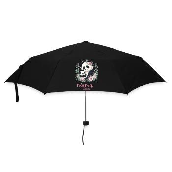 Mama est 2024 I Panda Bear Mum I First Time Mom - Umbrella (small) - black - Front
