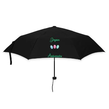 JOYEUX ANNIVERSAIRE - Parapluie standard - noir - Devant