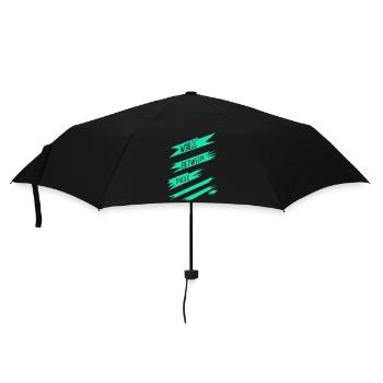 mental getaway bday escaping routine avid readers - Umbrella (small) - black - Front