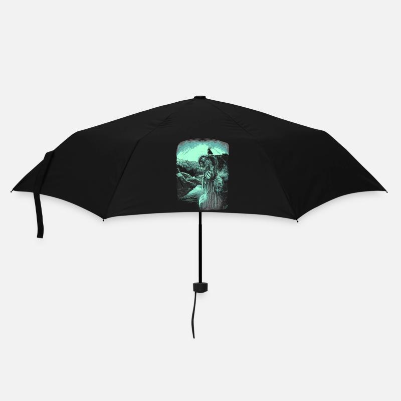 Pulpit Rock - Troll - Norway - Umbrella (small) - black
