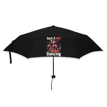 Just A Girl Who Love Tango Dancing Latin Music Tan - Umbrella (small) - black - Front